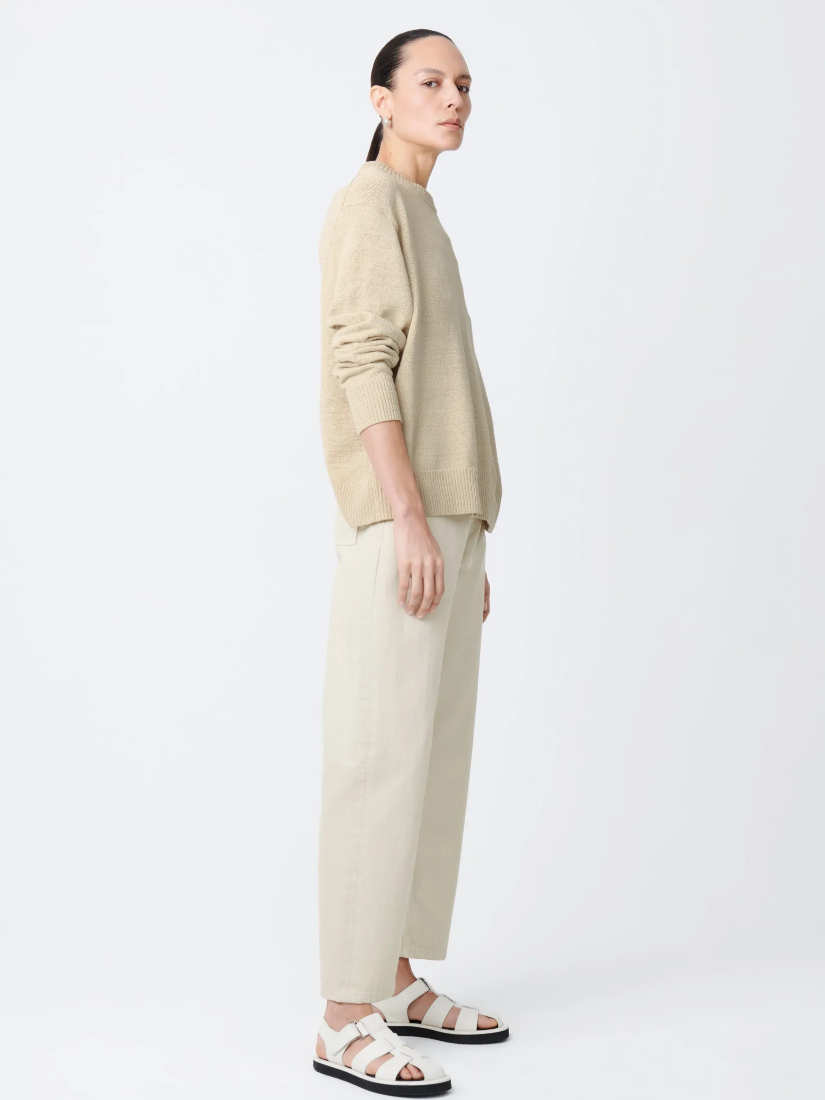 Online Studio Nicholson Ruthe Denim Pant Dove