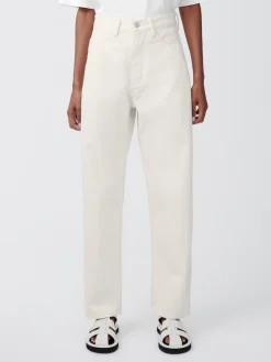 Fashion Studio Nicholson Ruthe Denim Pant Parchment
