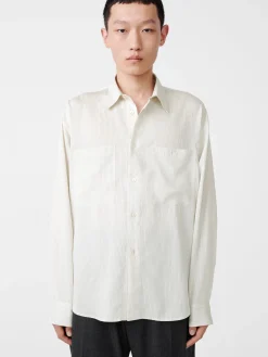 Online Studio Nicholson Salin Shirt Stripe Black
