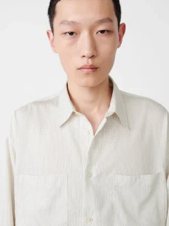 Online Studio Nicholson Salin Shirt Stripe Black