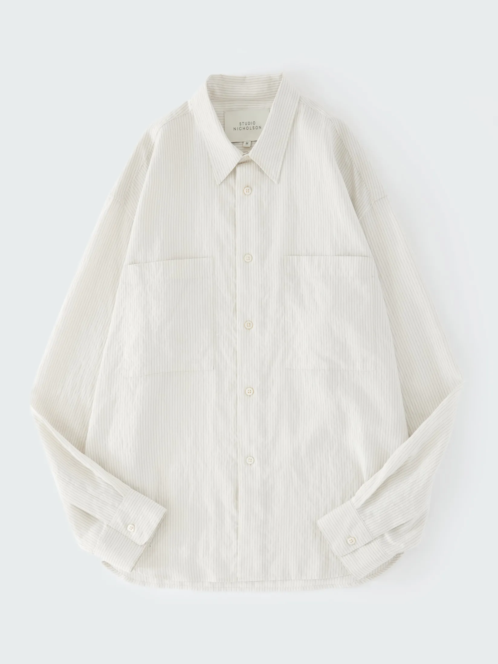 Online Studio Nicholson Salin Shirt Stripe Black