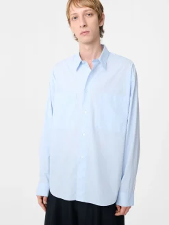 Clearance Studio Nicholson Salin Shirt Sky Blue