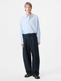 Clearance Studio Nicholson Salin Shirt Sky Blue