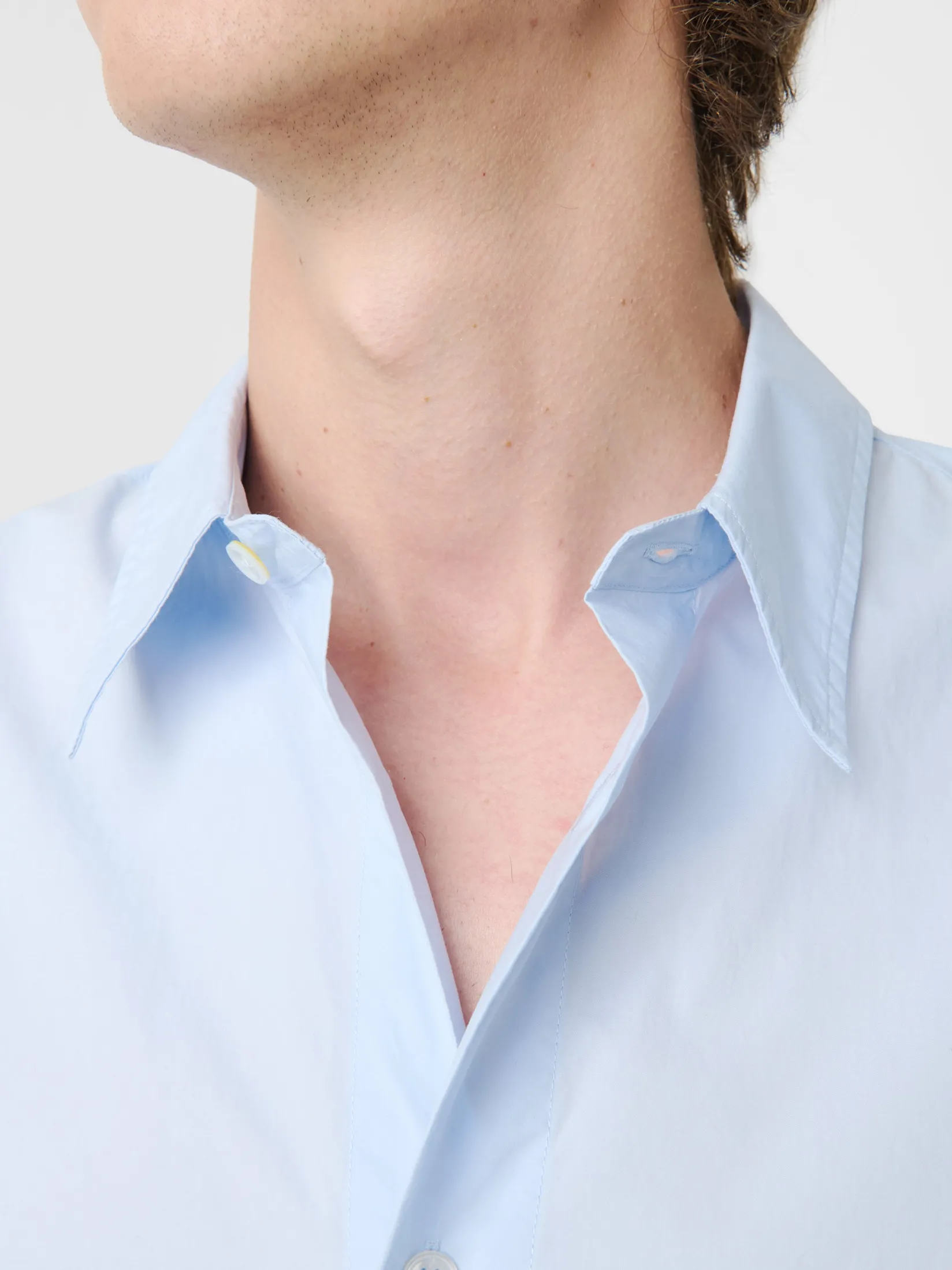 Clearance Studio Nicholson Salin Shirt Sky Blue