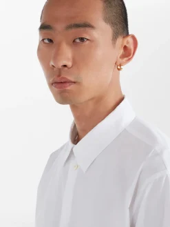 New Studio Nicholson Santo Cotton Shirt Optic White