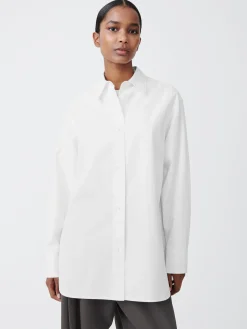 Discount Studio Nicholson Santos Oxford Shirt Optic White