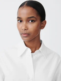 Discount Studio Nicholson Santos Oxford Shirt Optic White