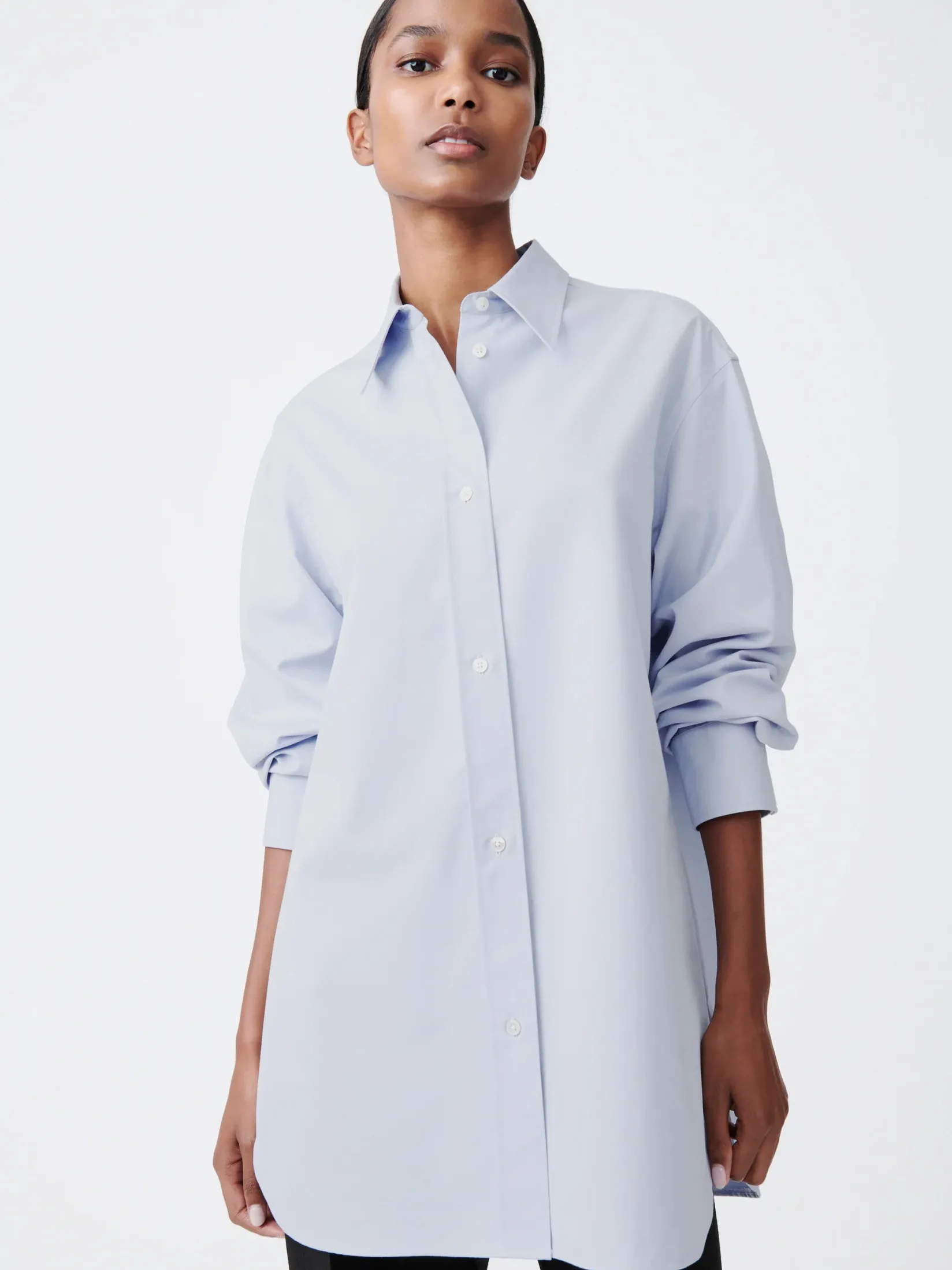 Outlet Studio Nicholson Santos Oxford Shirt Mist