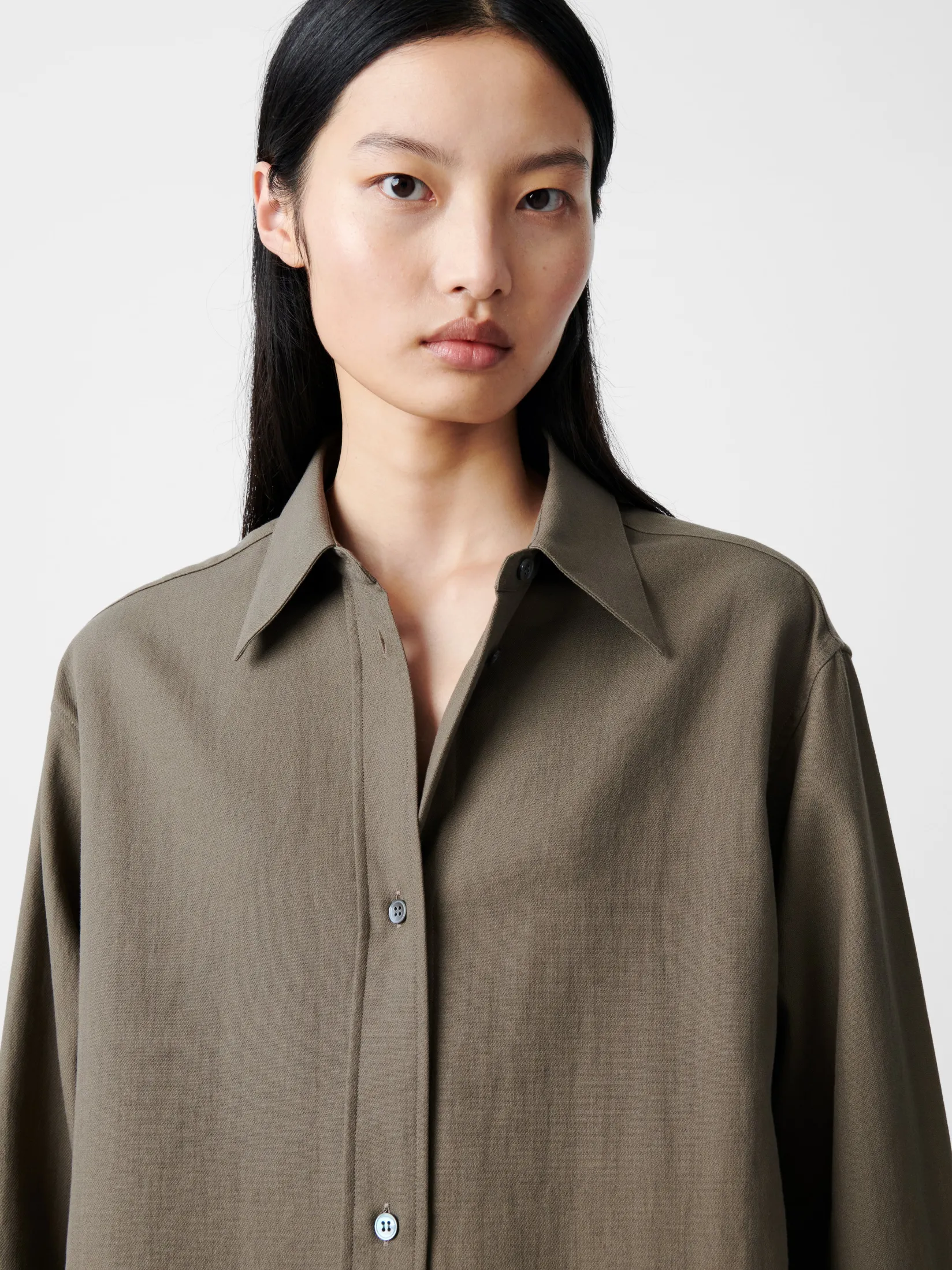 Sale Studio Nicholson Santos Shirt Fossil