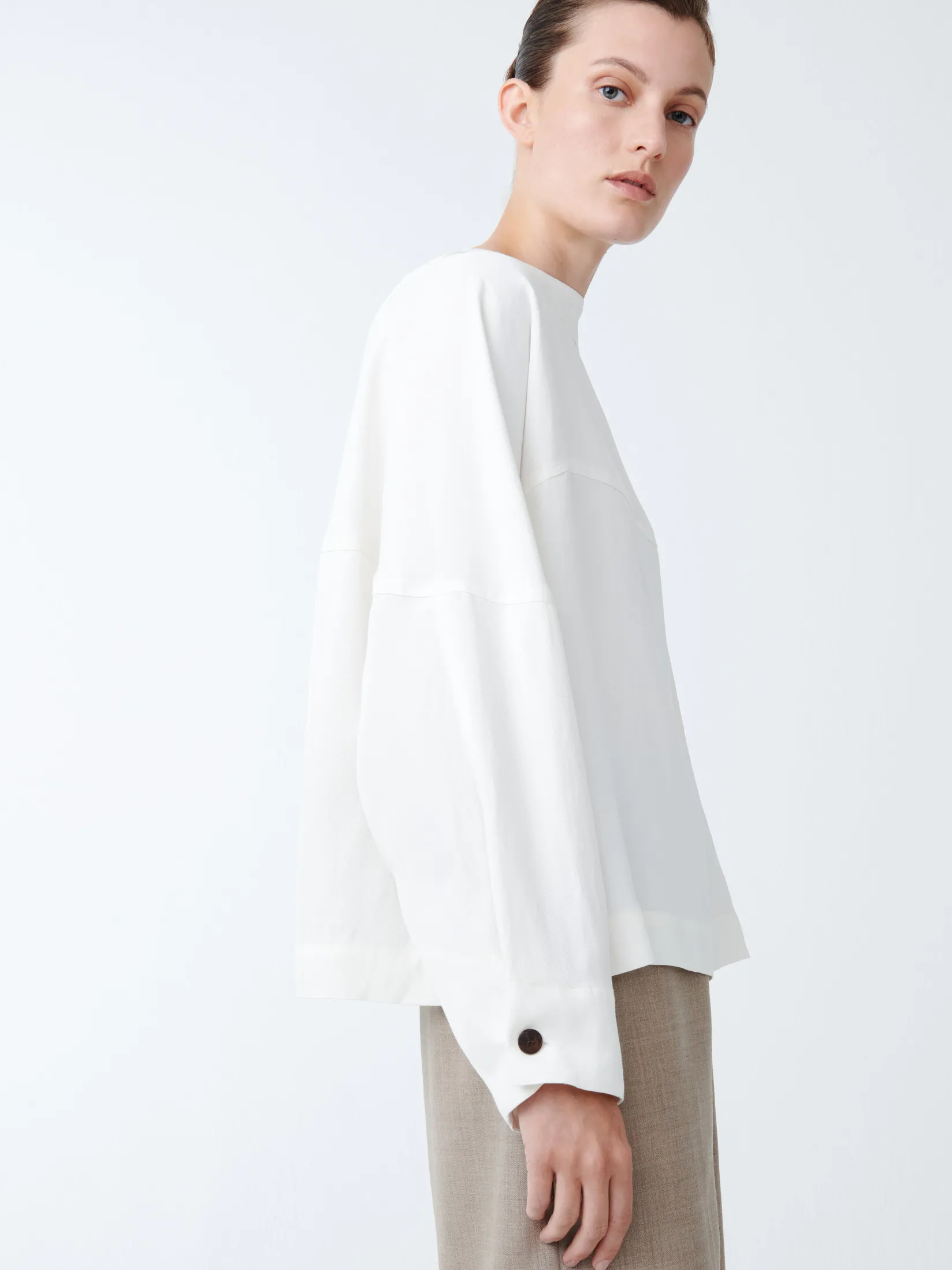 Outlet Studio Nicholson Sarr Top Parchment