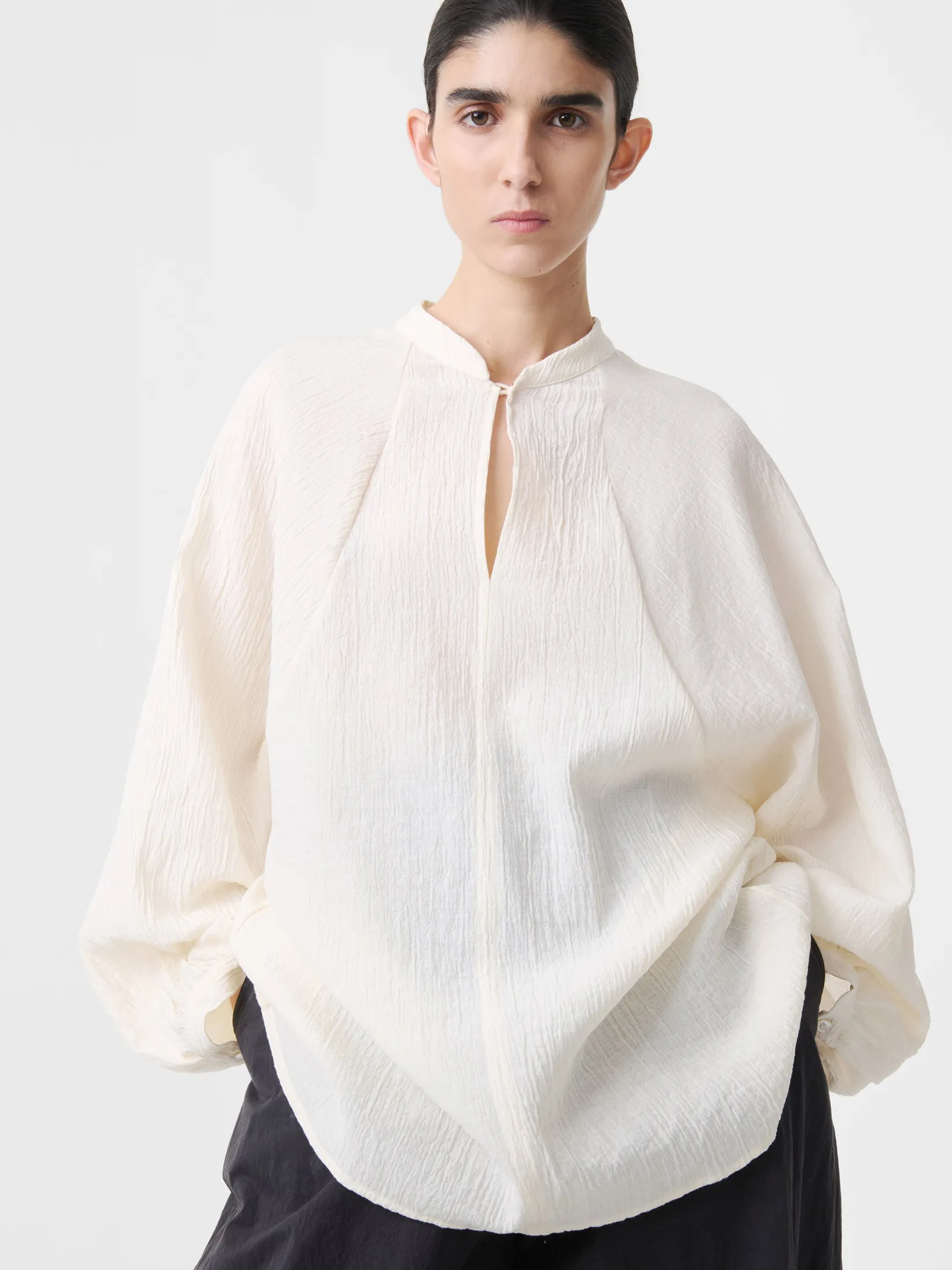 Online Studio Nicholson Seil Top Milk