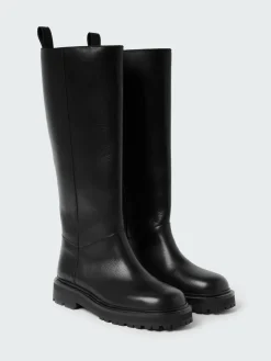 Outlet Studio Nicholson Semotan Leather Boot Black
