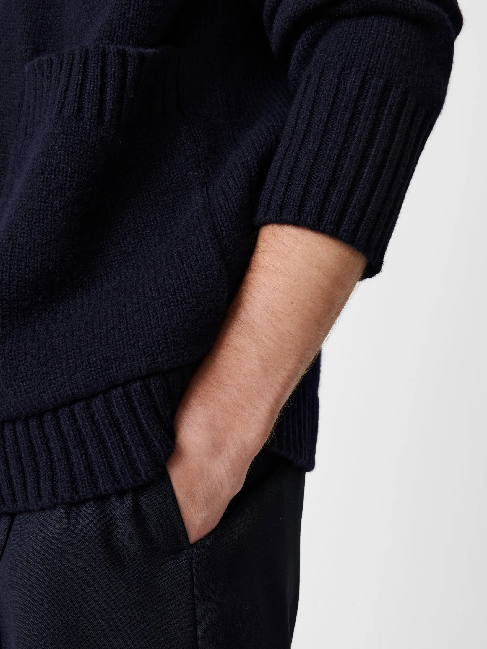 Clearance Studio Nicholson Sen Knit Darkest Navy