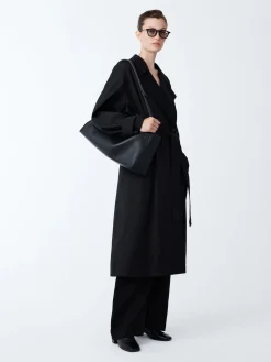 Best Studio Nicholson Shiboru Leather Bag Black
