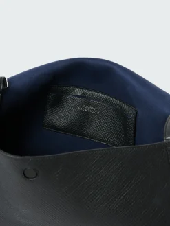 Best Studio Nicholson Shiboru Leather Bag Black