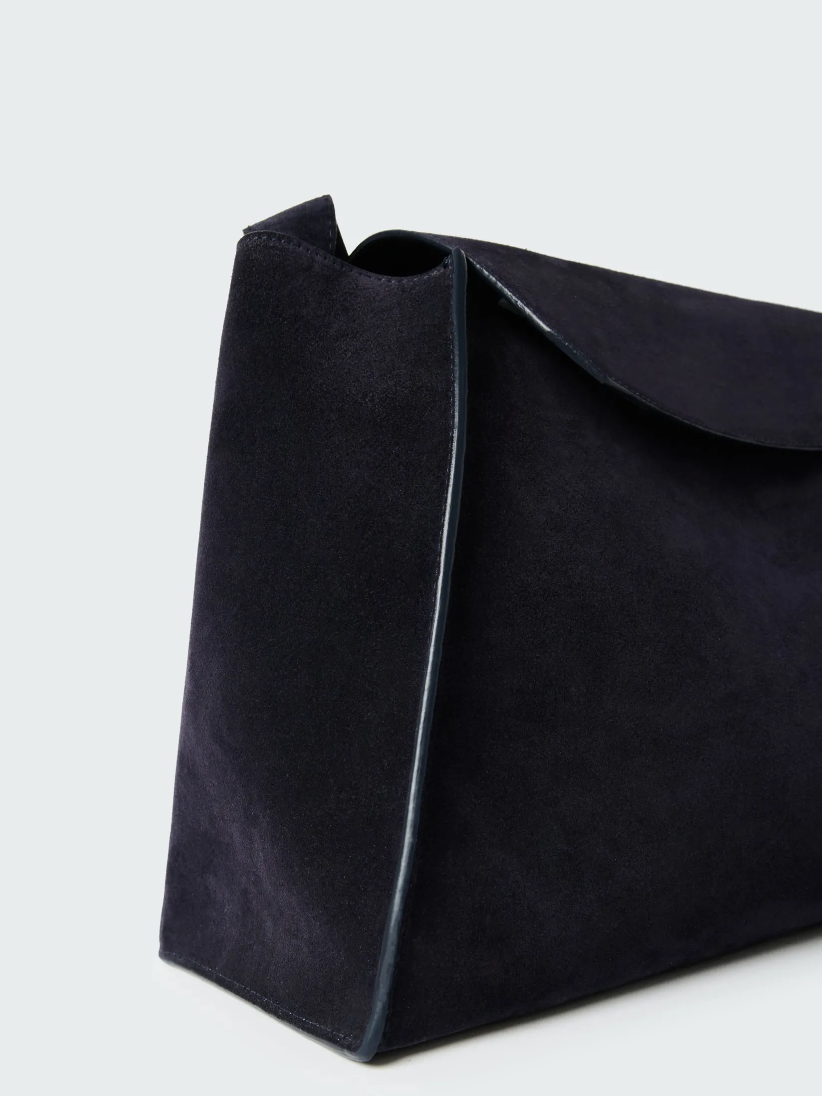 Hot Studio Nicholson Shiboru Suede Bag Darkest Navy