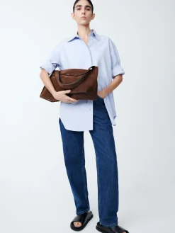 Online Studio Nicholson Shiboru Suede Bag Cocoa