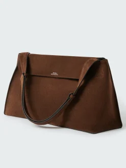 Online Studio Nicholson Shiboru Suede Bag Cocoa