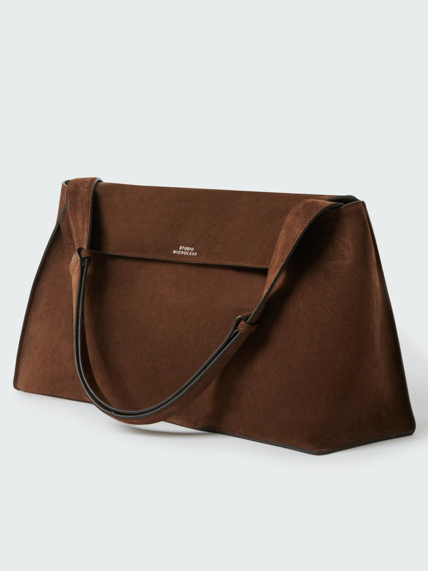 Online Studio Nicholson Shiboru Suede Bag Cocoa