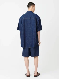 Sale Studio Nicholson Sorono Denim Shirt Indigo
