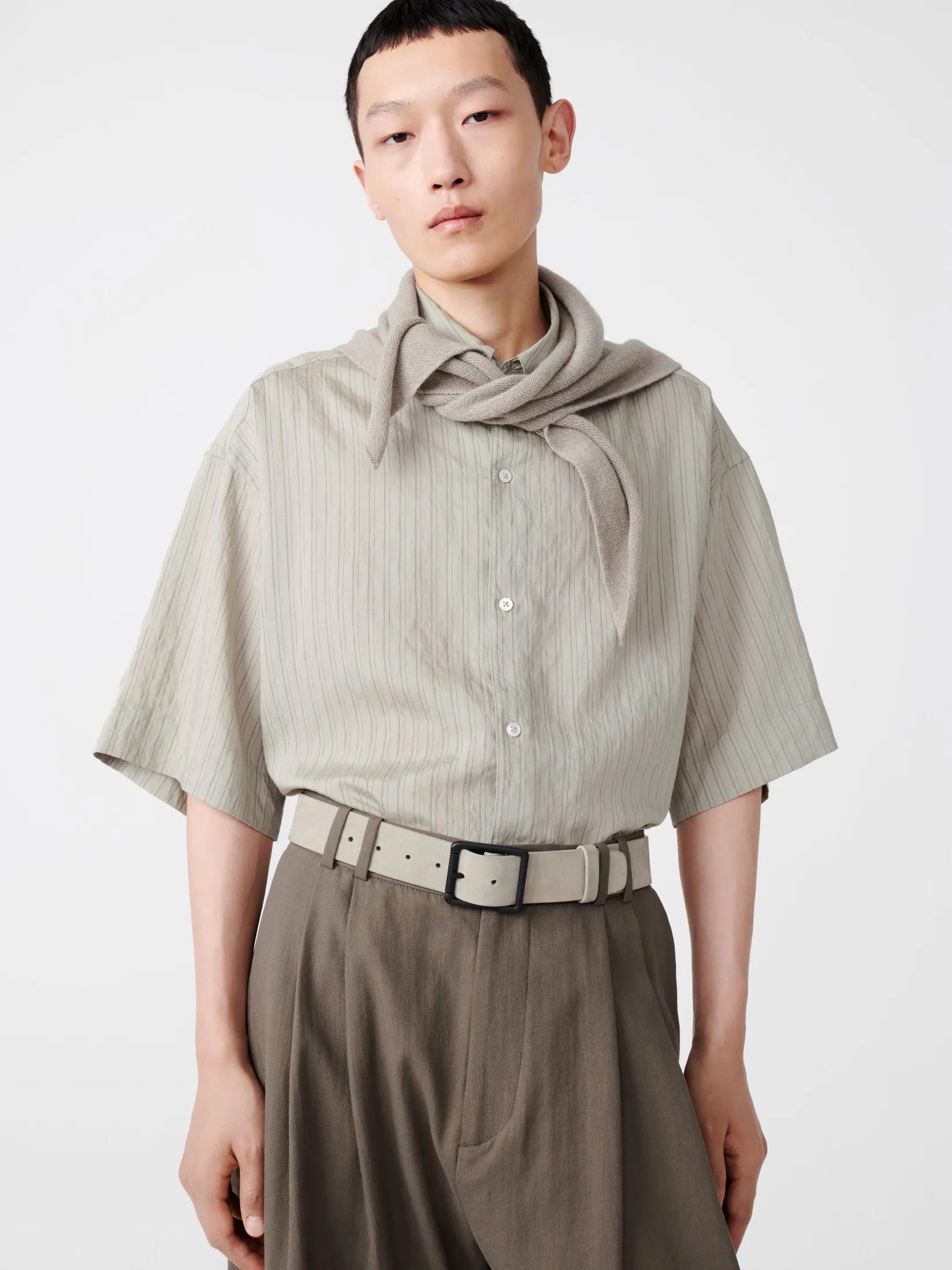 Outlet Studio Nicholson Sorono Shirt Pebble Black