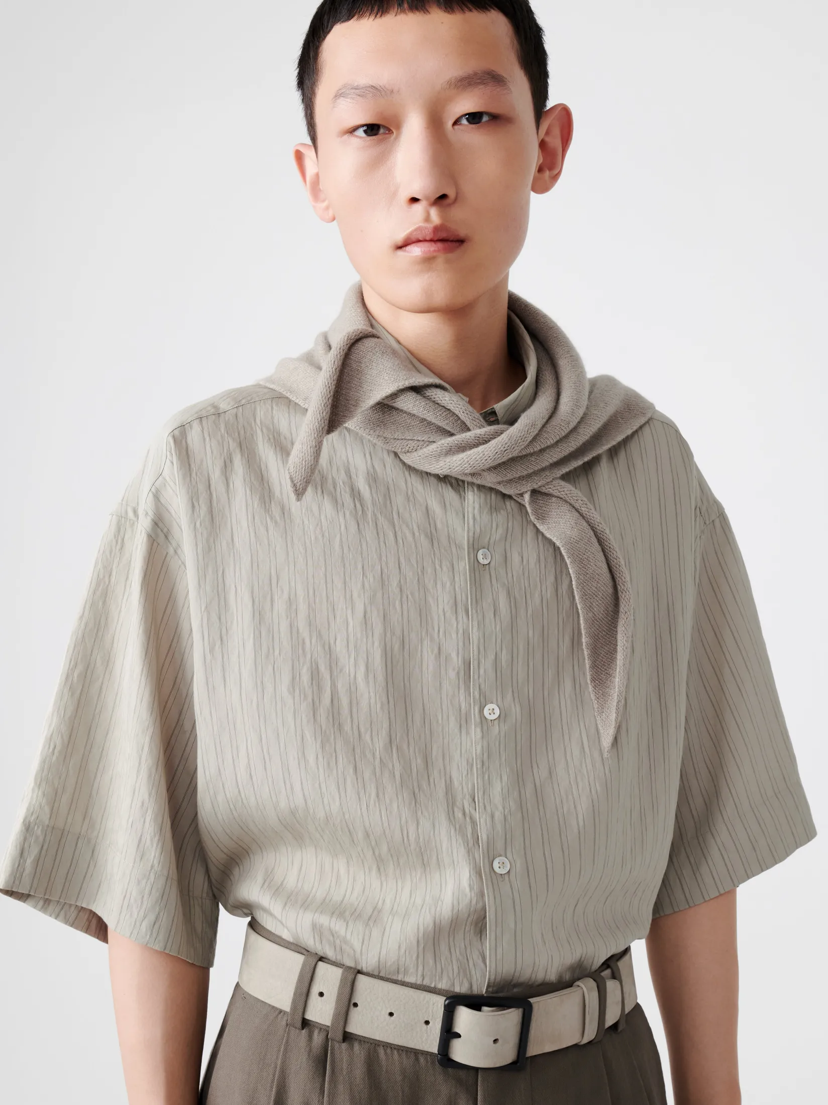 Outlet Studio Nicholson Sorono Shirt Pebble Black