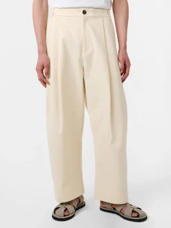 Clearance Studio Nicholson Sorte Pant Cream