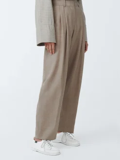 New Studio Nicholson Sperro Tropical Wool Pant Straw Melange