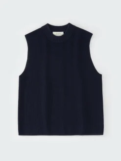 Fashion Studio Nicholson Sumire Top Darkest Navy