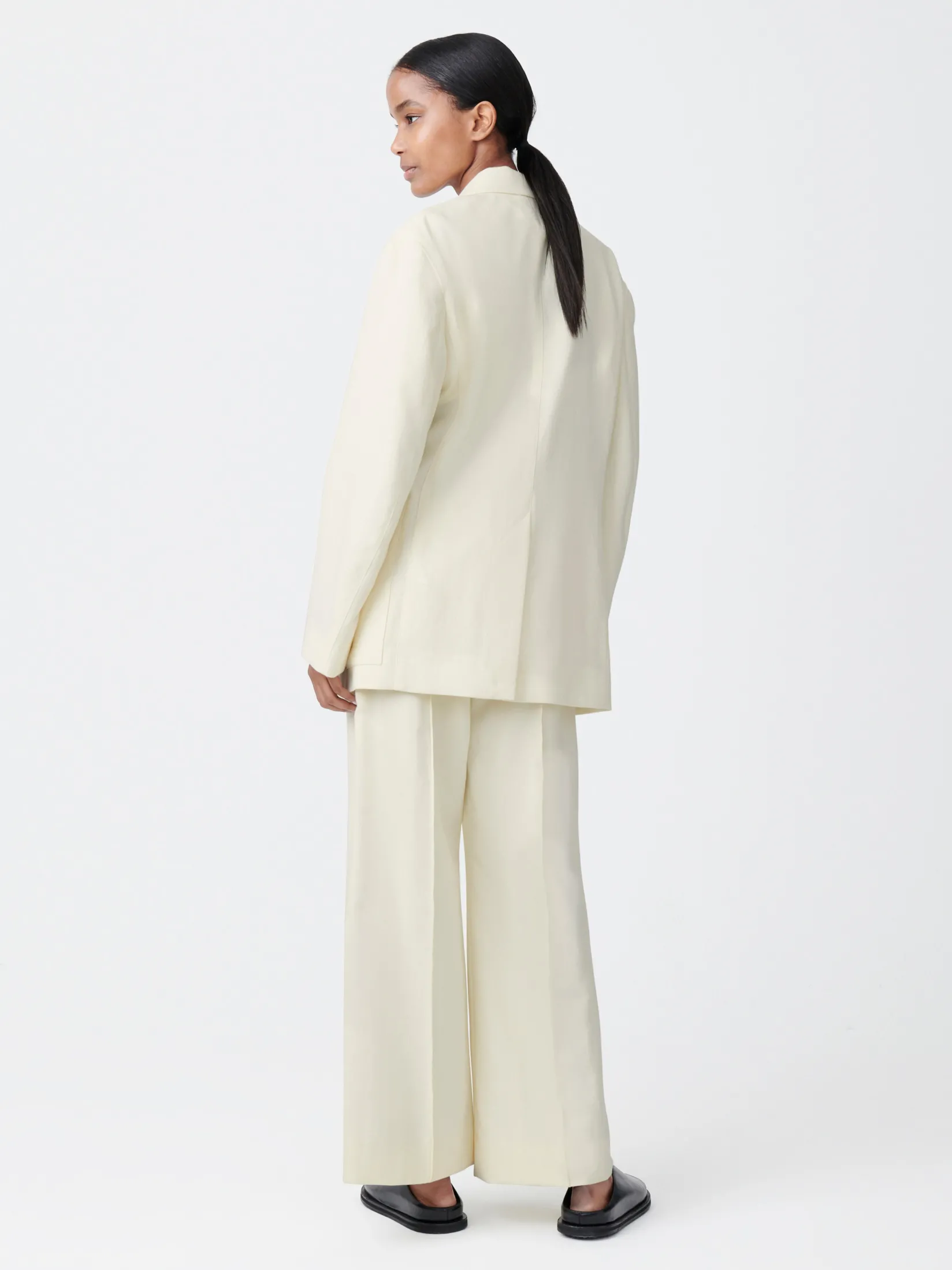 Outlet Studio Nicholson Sydney Pant Parchment