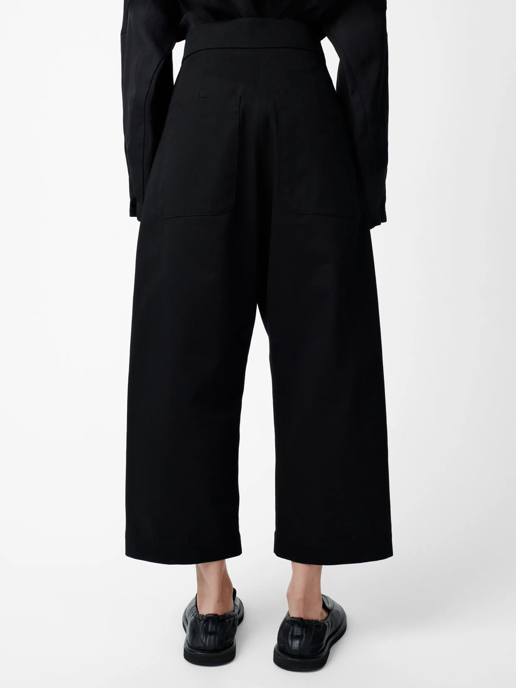 Sale Studio Nicholson Taupo Pant Black