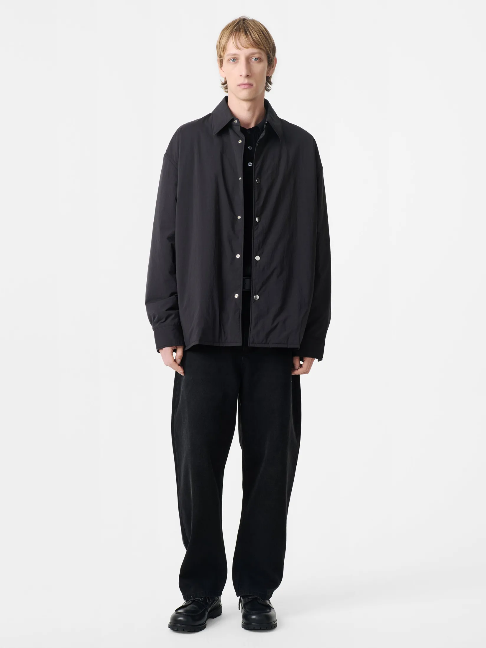 Outlet Studio Nicholson Troon Padded Shirt Black