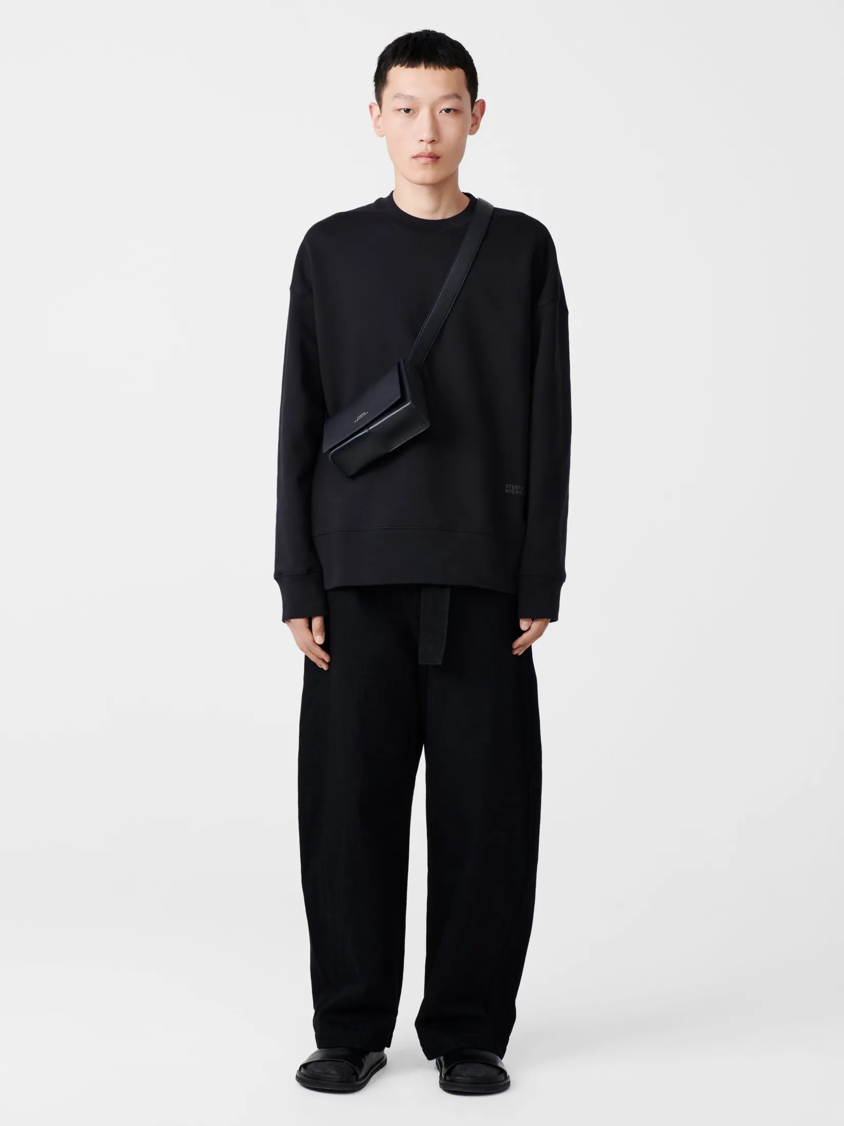 Online Studio Nicholson Trowse Logo Jersey Darkest Navy