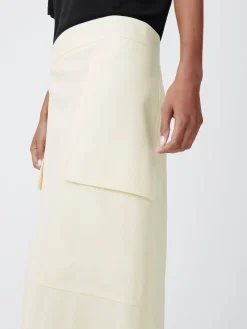 Clearance Studio Nicholson Tyrell Skirt Parchment