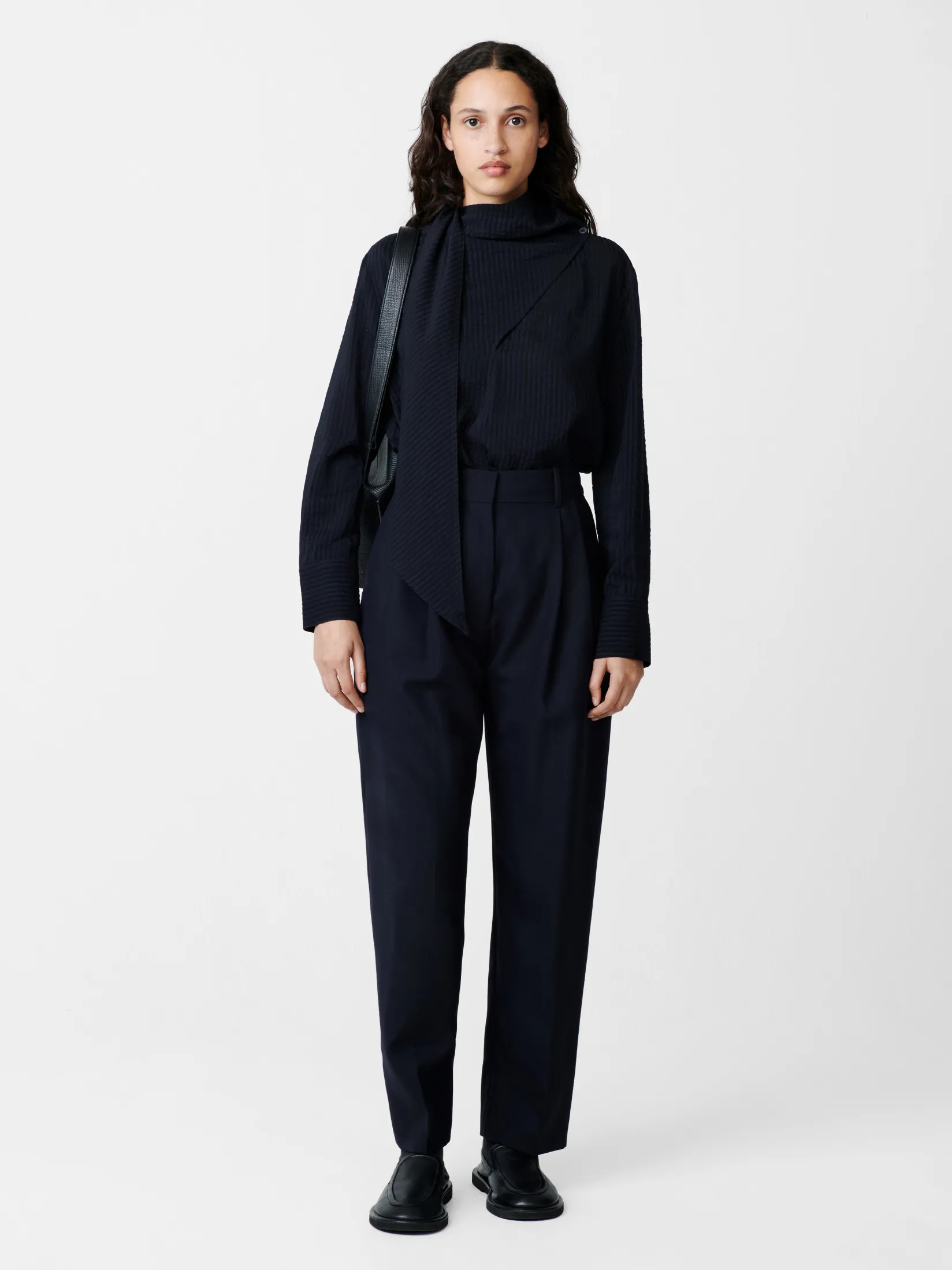 Discount Studio Nicholson Utah Striped Top Darkest Navy