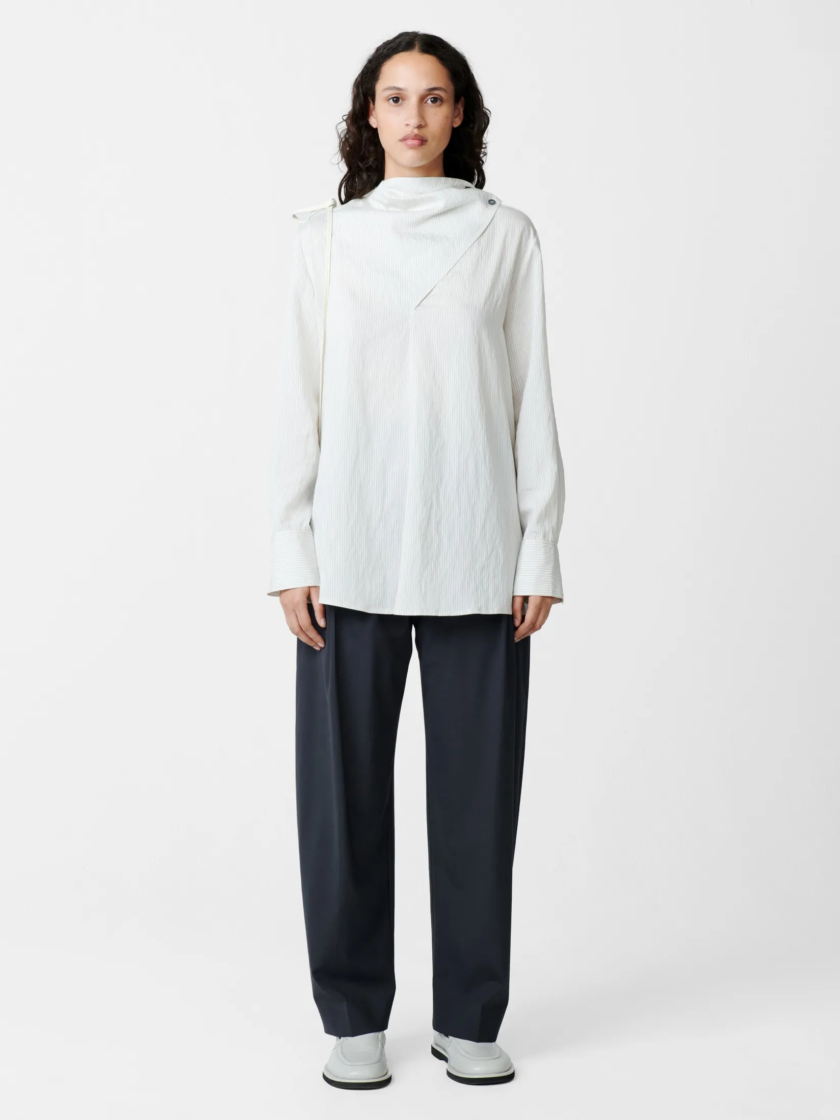 Best Studio Nicholson Utah Top Black / White Stripe
