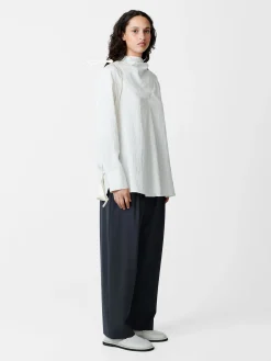 Best Studio Nicholson Utah Top Black / White Stripe