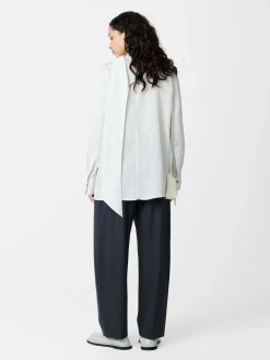 Best Studio Nicholson Utah Top Black / White Stripe