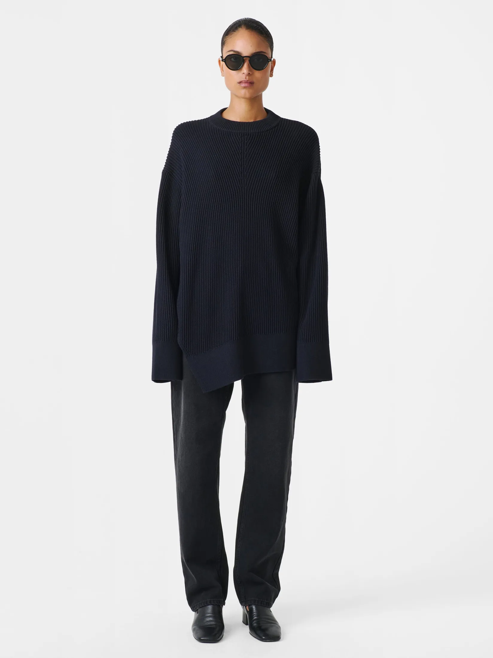 New Studio Nicholson Verda Knit Darkest Navy