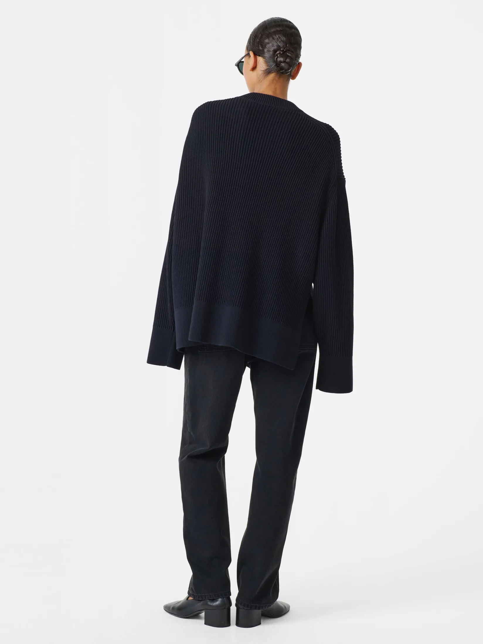 New Studio Nicholson Verda Knit Darkest Navy