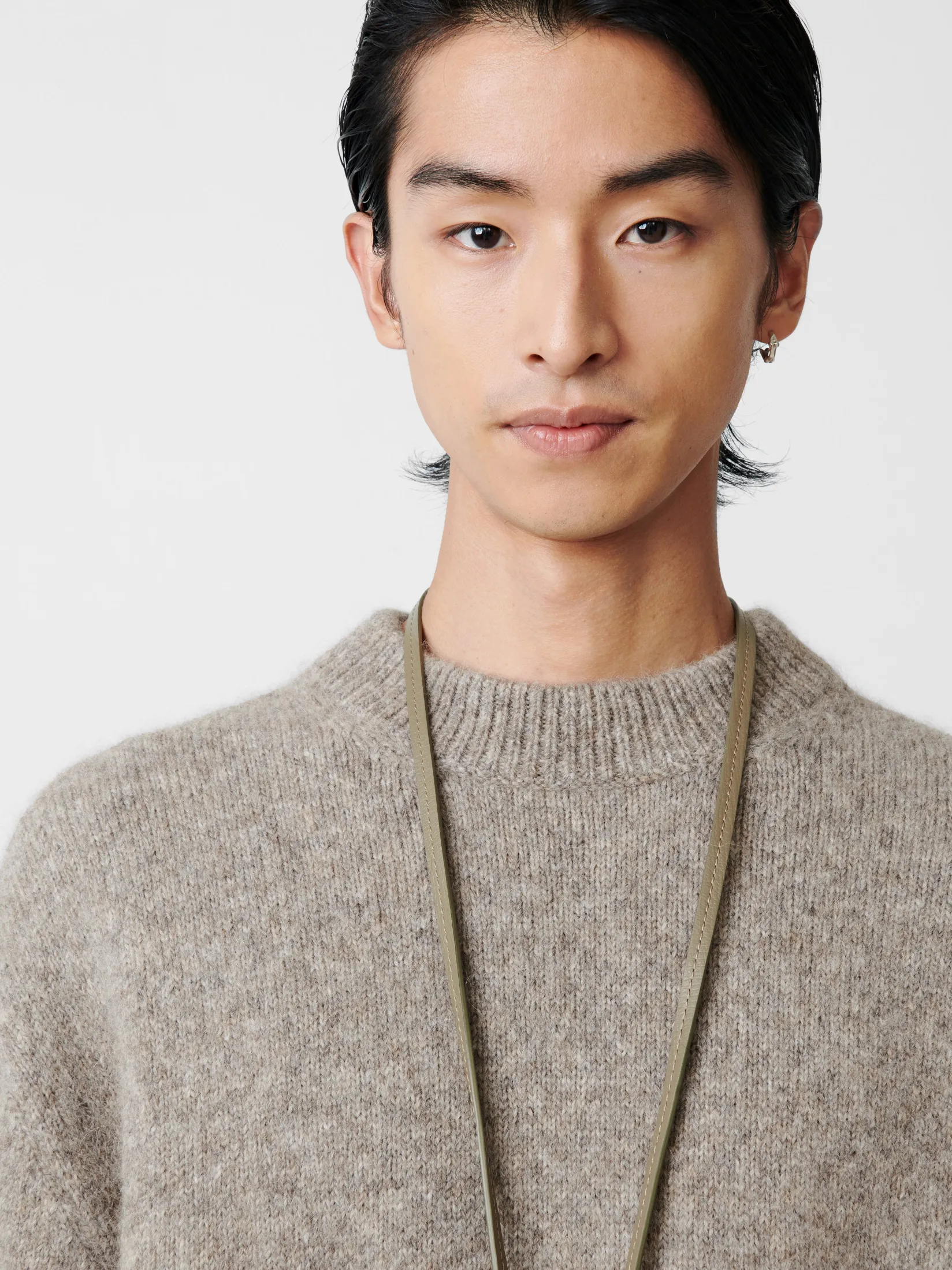 New Studio Nicholson Vico Knit Natural Marl