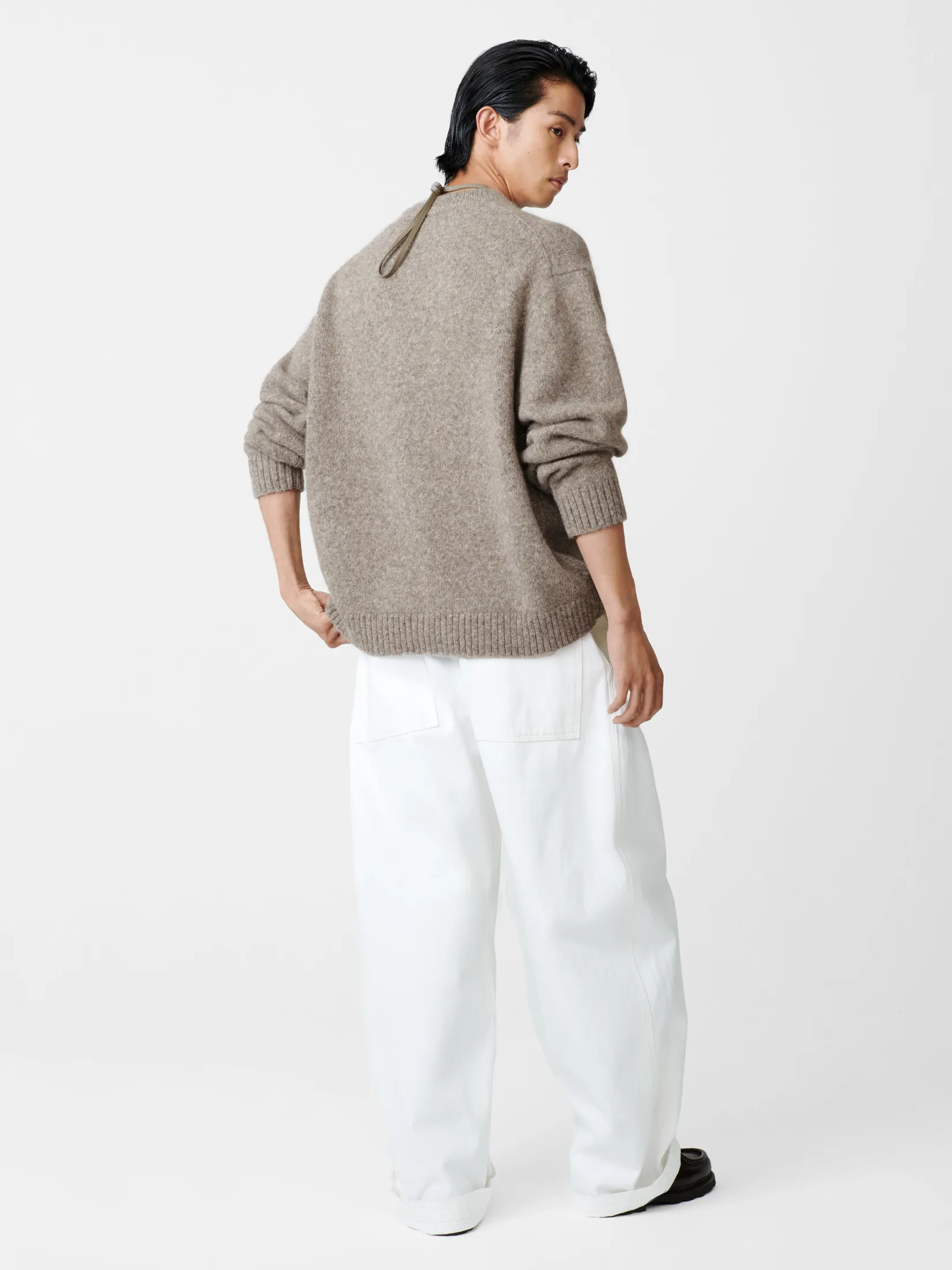 New Studio Nicholson Vico Knit Natural Marl