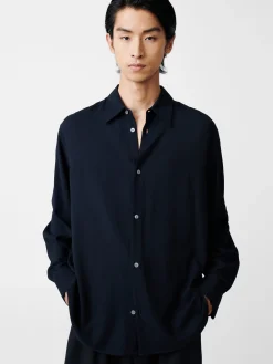 Hot Studio Nicholson View Shirt Darkest Navy
