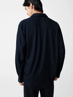 Hot Studio Nicholson View Shirt Darkest Navy