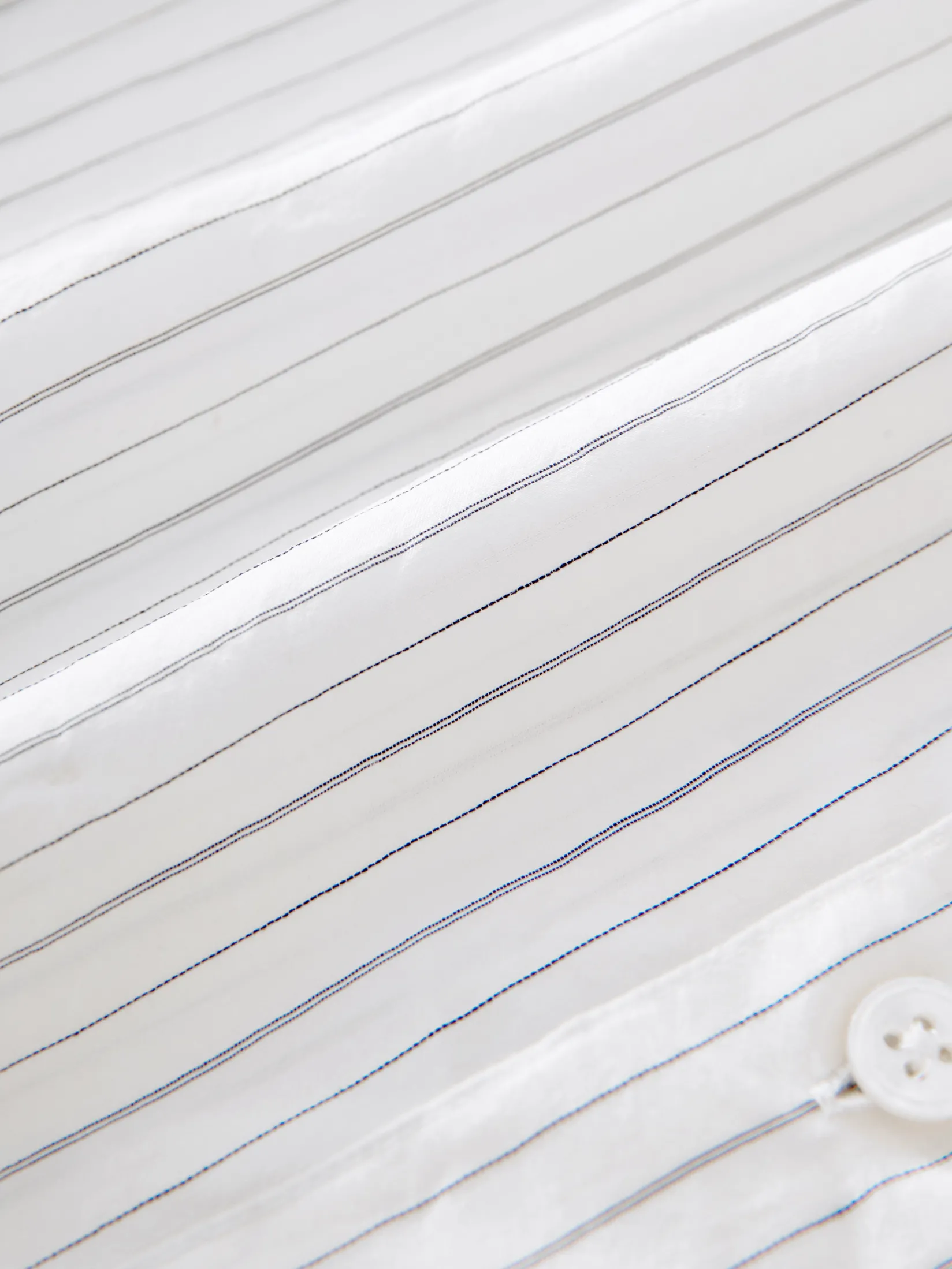 Outlet Studio Nicholson View Silk Shirt Ecru / Black Stripe