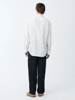 Outlet Studio Nicholson View Silk Shirt Ecru / Black Stripe