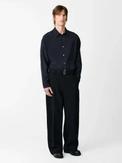 Discount Studio Nicholson Vital Stripe Pant Black
