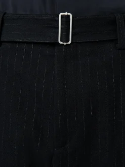 Discount Studio Nicholson Vital Stripe Pant Black
