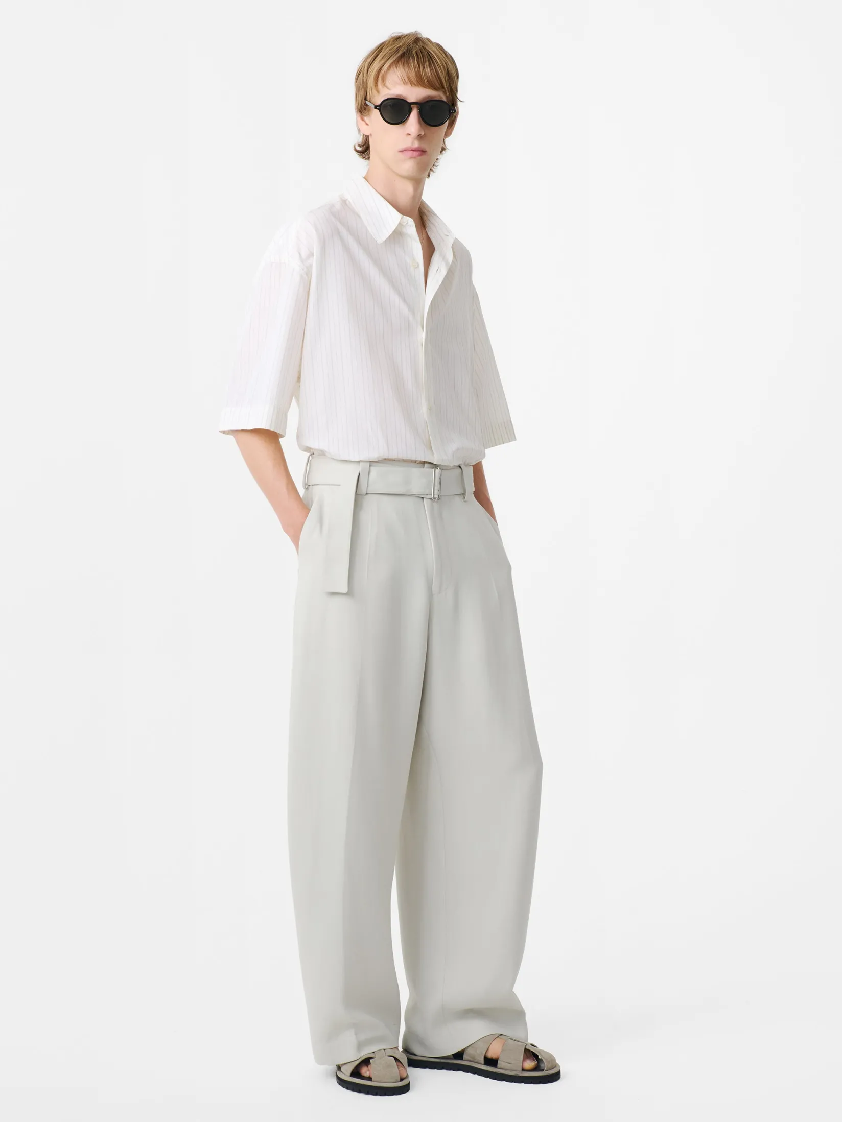 Outlet Studio Nicholson Vital Wool Pant Ice