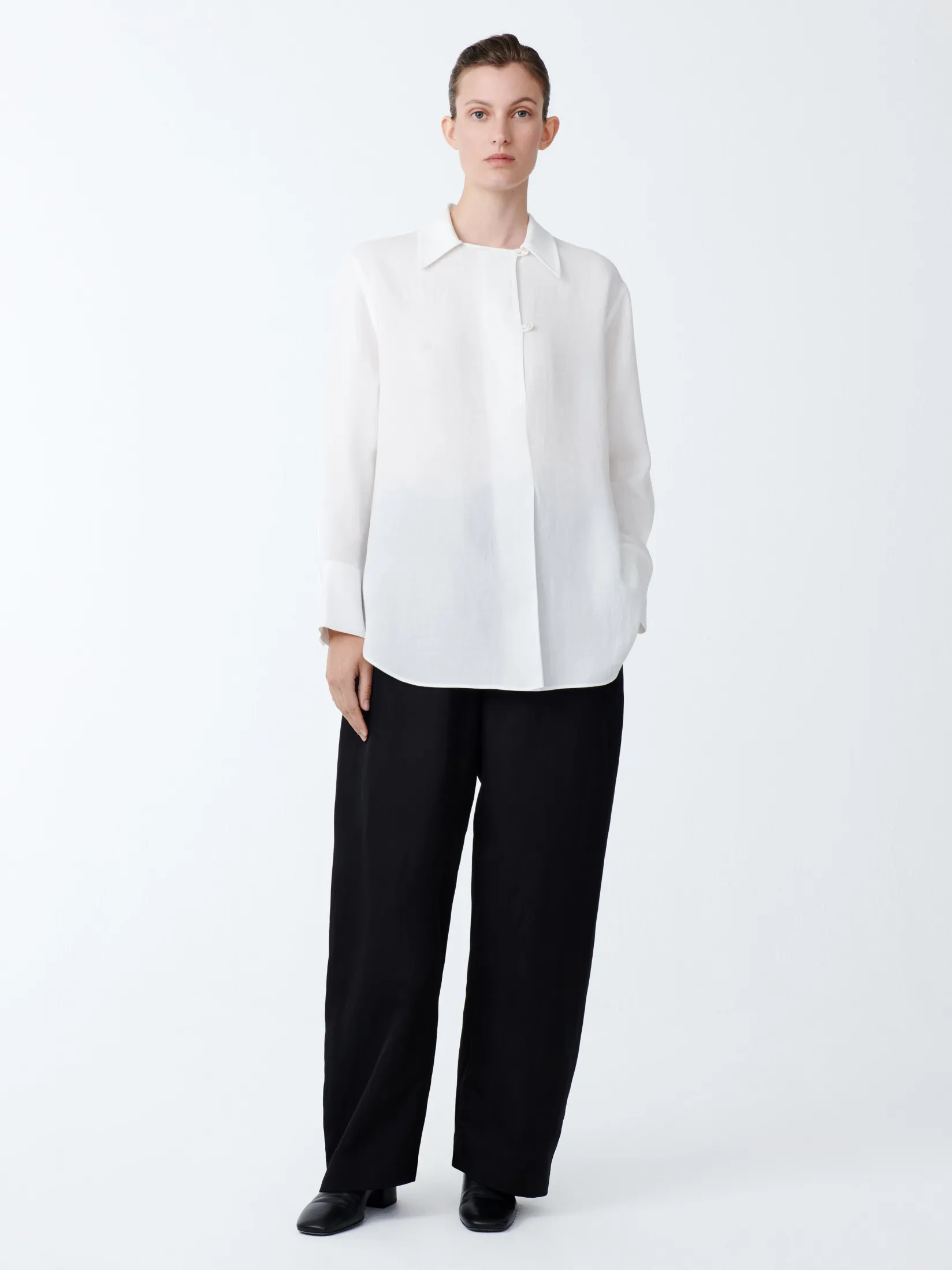 Clearance Studio Nicholson Wilton Shirt Parchment